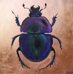 Beetle on schlagmetal