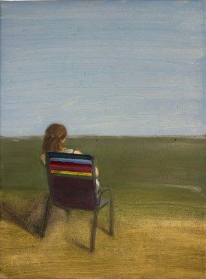 Chair with stripes V